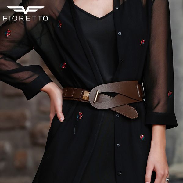 fioretto fashion brand belts women for dress ladies leather waistband elastic strap punk wide belt black brown c19010301
fioretto fashion brand belts women for dress ladies leather waistband elastic strap punk wide belt black brown c19010301