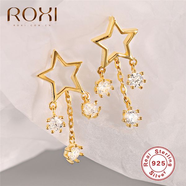 roxi star earrings crystal drop earrings for women bridal long dangle earrings 925 sterling silver earings fashion jewelry gifts, Golden
roxi star earrings crystal drop earrings for women bridal long dangle earrings 925 sterling silver earings fashion jewelry gifts, Golden