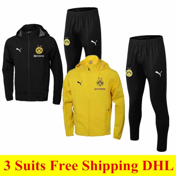 3 piece set to dhl 1819 sportswear 19 new yellow hooded jacket suit casual windproof waterproof warm men's sports, Blue;black
3 piece set to dhl 1819 sportswear 19 new yellow hooded jacket suit casual windproof waterproof warm men's sports, Blue;black