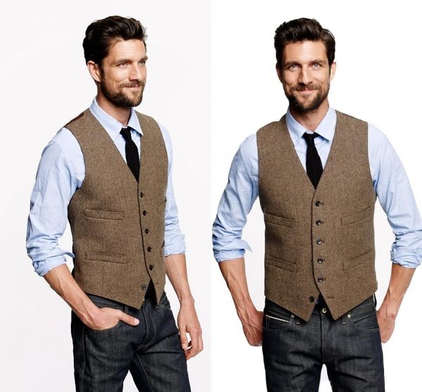 custom wedding waistcoat vintage brown tweed vest wool herringbone groom vests british style mens suit vests slim fit mens dress vest, Black
custom wedding waistcoat vintage brown tweed vest wool herringbone groom vests british style mens suit vests slim fit mens dress vest, Black