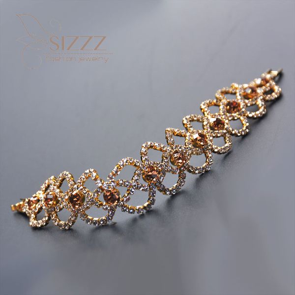 sizzz 2019 and popular exquisite super flash full of rhinestone bracelet&bangles for women, Golden;silver
sizzz 2019 and popular exquisite super flash full of rhinestone bracelet&bangles for women, Golden;silver