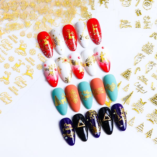 50pcs / lot 2019 new christmas 3d stickers & decals , red and gold color elk/ bell/christmas tree/ snowflake nail sticker supplies, Black
50pcs / lot 2019 new christmas 3d stickers & decals , red and gold color elk/ bell/christmas tree/ snowflake nail sticker supplies, Black