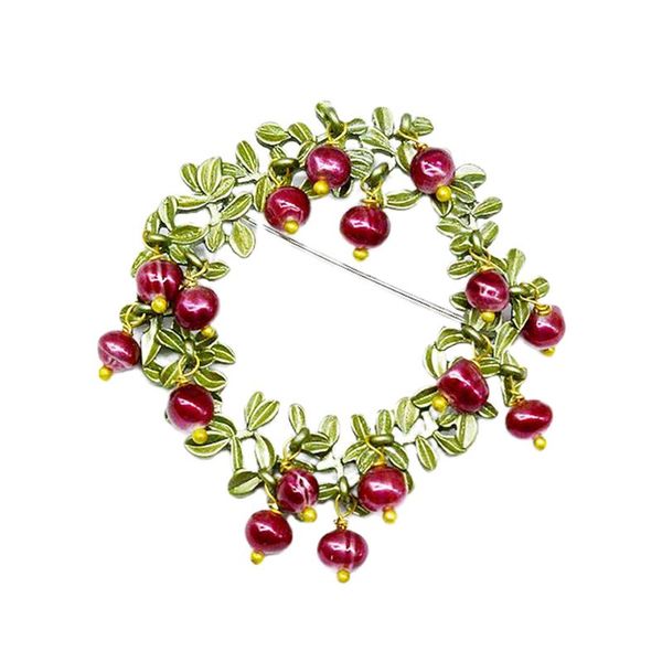 1pc retro baked varnish cranberry branch style brooch natural pearl breastpin women collar pin jewelry, Gray
1pc retro baked varnish cranberry branch style brooch natural pearl breastpin women collar pin jewelry, Gray