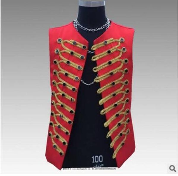s-6xlmale nightclub singers perform clothing 2019 new winter personality stage rock bar men vest custom, Black;white
s-6xlmale nightclub singers perform clothing 2019 new winter personality stage rock bar men vest custom, Black;white
