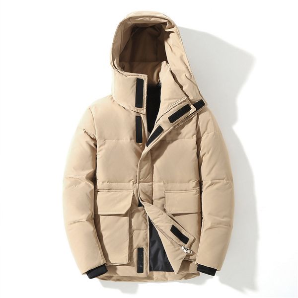 2019 new style men's white duck down jacket winter warm coat hooded jacket blue black khahi thick overcoat parka
2019 new style men's white duck down jacket winter warm coat hooded jacket blue black khahi thick overcoat parka