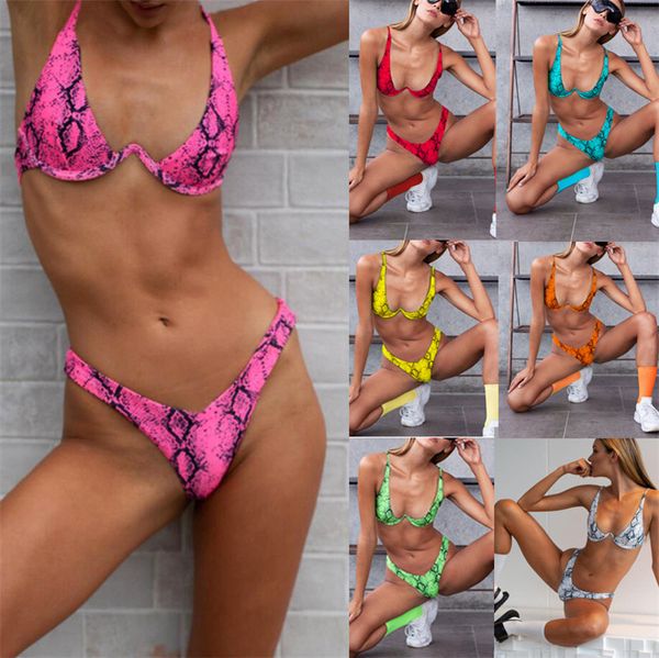 snakeskin printed womens bikini steel plate gathers swimwear beach clothes size s m l
snakeskin printed womens bikini steel plate gathers swimwear beach clothes size s m l