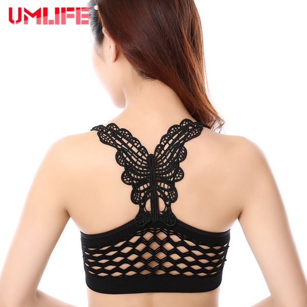 new push up backless hollow out butterfly women yoga sports bra running gym fitness stretch seamless sports bars, White;black
new push up backless hollow out butterfly women yoga sports bra running gym fitness stretch seamless sports bars, White;black