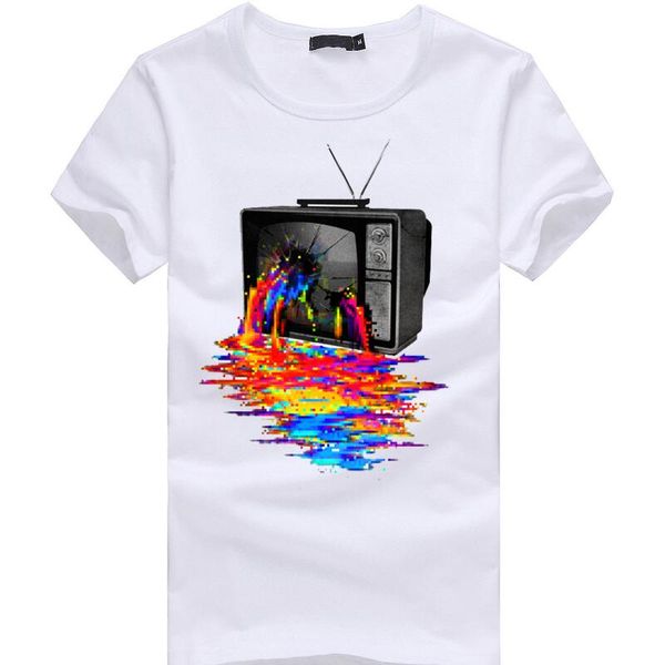 swenearo 2020 summer casual short sleeved 3d tv print funny t-shirt men's high-end 100% cotton size 5xl male t shirt men, White;black
swenearo 2020 summer casual short sleeved 3d tv print funny t-shirt men's high-end 100% cotton size 5xl male t shirt men, White;black