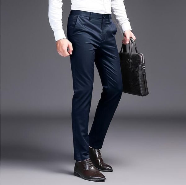 suit 2019 men dress pants khaki pants fashion brand black business trousers straight work for male solid color skinny pant qg1t
suit 2019 men dress pants khaki pants fashion brand black business trousers straight work for male solid color skinny pant qg1t