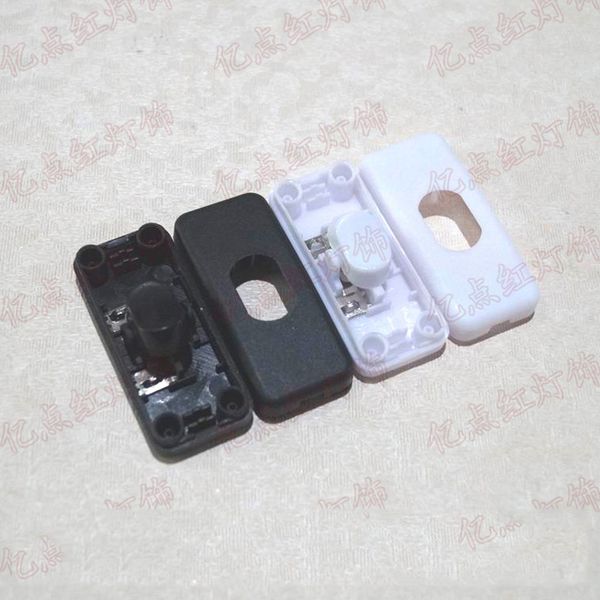 303 Button Switch Parts Accessories Diy Assembly Switch for Table Lamp Black White PVC Plastic Box with Copper Core Conductive Sheet
303 Button Switch Parts Accessories Diy Assembly Switch for Table Lamp Black White PVC Plastic Box with Copper Core Conductive Sheet