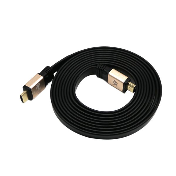hdmi cable , hdmi 2.0 (4k) ready - 30awg flat cord - high speed 18gbps - gold plated connectors
hdmi cable , hdmi 2.0 (4k) ready - 30awg flat cord - high speed 18gbps - gold plated connectors