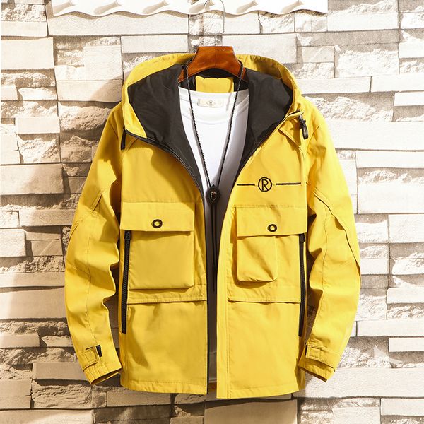 men's jacket autumn new men's korean version trend handsome versatile casual jacket cargo/hooded windbreak high quality, Black
men's jacket autumn new men's korean version trend handsome versatile casual jacket cargo/hooded windbreak high quality, Black