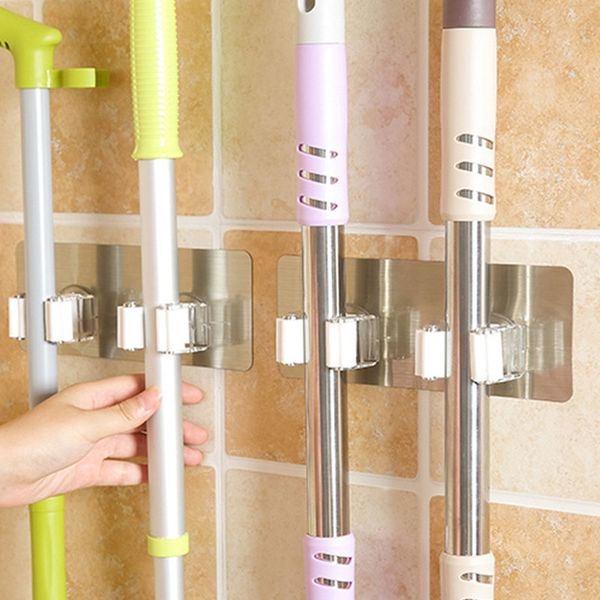 wall mounted mop organizer holder hang brush broom hanger storage rack kitchen tool wall housekeeper 17.8*7cm @a
wall mounted mop organizer holder hang brush broom hanger storage rack kitchen tool wall housekeeper 17.8*7cm @a