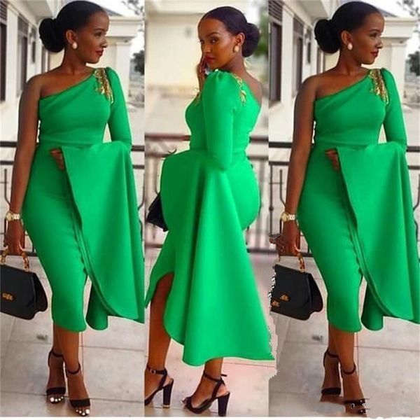 new south african mermaid short cocktail dresses one shoulder tea length abendkleider prom dresses formal evening gowns cheap, Black
new south african mermaid short cocktail dresses one shoulder tea length abendkleider prom dresses formal evening gowns cheap, Black