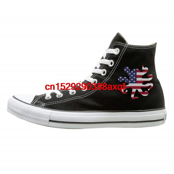 painted high-lace up canvas shoe,ocs shaped american flag canvas sneaker for boys girls, Black
painted high-lace up canvas shoe,ocs shaped american flag canvas sneaker for boys girls, Black