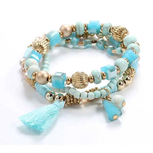 multilayer stone crystal tassel bracelet women fashion jewelry stretch handmade beaded bracelets friendship gifts 5 colors, Golden;silver
multilayer stone crystal tassel bracelet women fashion jewelry stretch handmade beaded bracelets friendship gifts 5 colors, Golden;silver