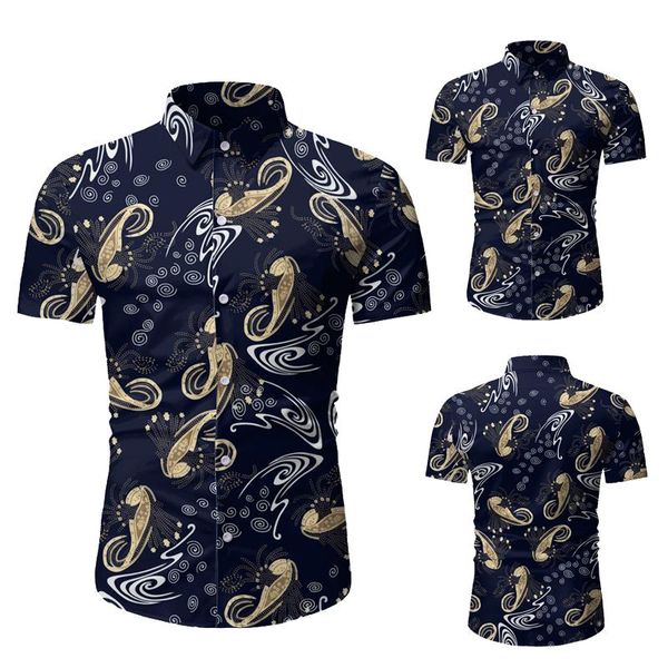 black casual printed short sleeve shirt men fashion street summer hawaii beach short sleeve shirts harujuku mens, White;black
black casual printed short sleeve shirt men fashion street summer hawaii beach short sleeve shirts harujuku mens, White;black