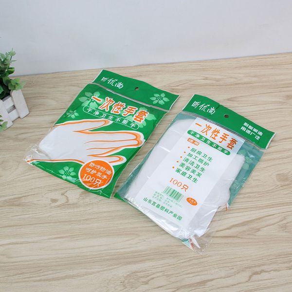 100pcs/bag hdpe poly gloves polyethylene food service disposable gloves fits all non-toxic kitchen hairdressing beauty supplies
100pcs/bag hdpe poly gloves polyethylene food service disposable gloves fits all non-toxic kitchen hairdressing beauty supplies