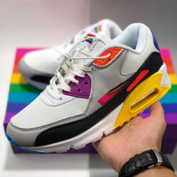 2019 airs mens 90 be ture rainbow running shoes womens designer trainers classic 90s beture hybrid colorful sneakers sports des chaussures, White;red
2019 airs mens 90 be ture rainbow running shoes womens designer trainers classic 90s beture hybrid colorful sneakers sports des chaussures, White;red