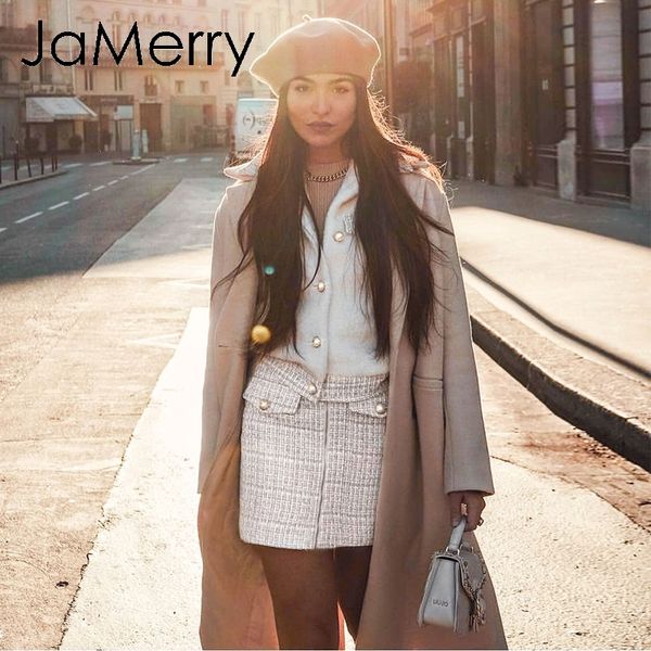 jamerry vintage two piece tweed faux fur women sets autumn winter skirt suit sets patchwork single breasted office lady suits, White
jamerry vintage two piece tweed faux fur women sets autumn winter skirt suit sets patchwork single breasted office lady suits, White