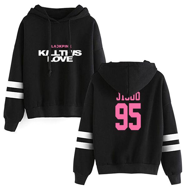 2019 blackpink hooded sweatshirts kpop hoodie jisoo jennie rose lisa women long sleeve pullover hoodies casual clothes, Black
2019 blackpink hooded sweatshirts kpop hoodie jisoo jennie rose lisa women long sleeve pullover hoodies casual clothes, Black