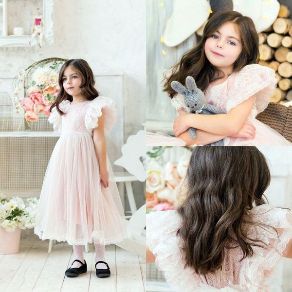 blush pink cute flower girl dresses lace appliqued tulle tea-length kids birthday party gowns birthday girl formal wedding girl dresses, White;blue
blush pink cute flower girl dresses lace appliqued tulle tea-length kids birthday party gowns birthday girl formal wedding girl dresses, White;blue