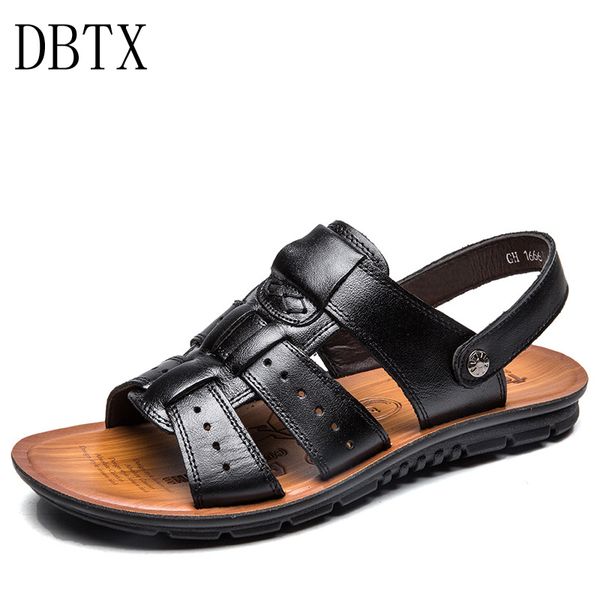 men sandals new summer leather beach walking sandals for man fashion brand outdoor male casual shoes large size 38-47 614, Black
men sandals new summer leather beach walking sandals for man fashion brand outdoor male casual shoes large size 38-47 614, Black