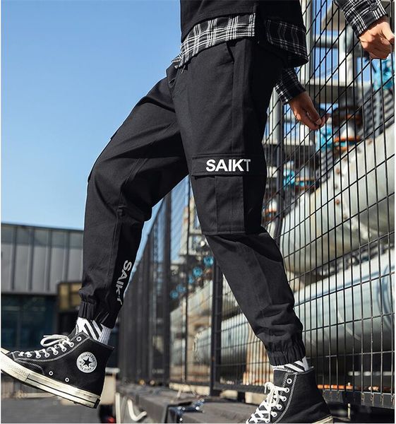 spring and autumn men popular logo casual pants youth fashion baggy leg pants men multi-pocket handsome printed cargo, Black
spring and autumn men popular logo casual pants youth fashion baggy leg pants men multi-pocket handsome printed cargo, Black