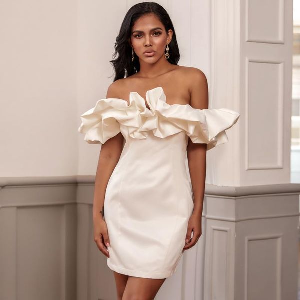 casual dresses ocstrade white off shoulder short sleeve mini frill bodycon dress fp19226-white, Black;gray
casual dresses ocstrade white off shoulder short sleeve mini frill bodycon dress fp19226-white, Black;gray
