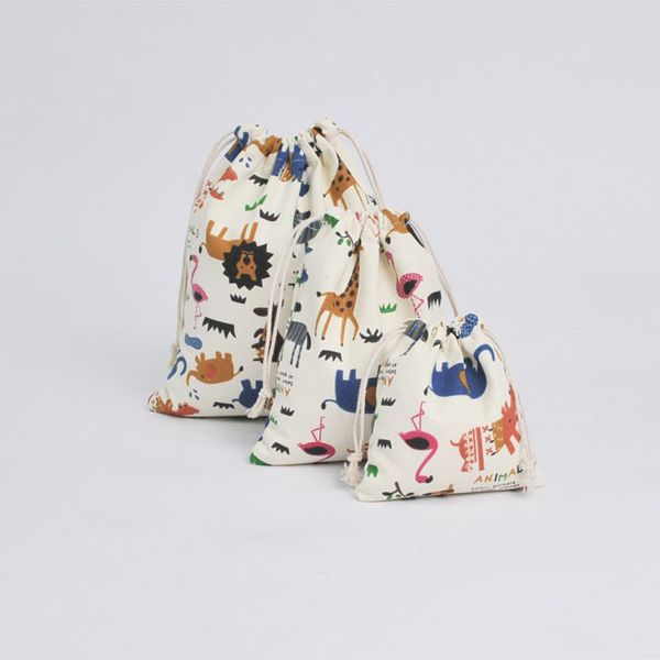 3 size cotton canvas gift bags cartoon animal pattern candy drawstring pouch for kids children birthday party favor package
3 size cotton canvas gift bags cartoon animal pattern candy drawstring pouch for kids children birthday party favor package