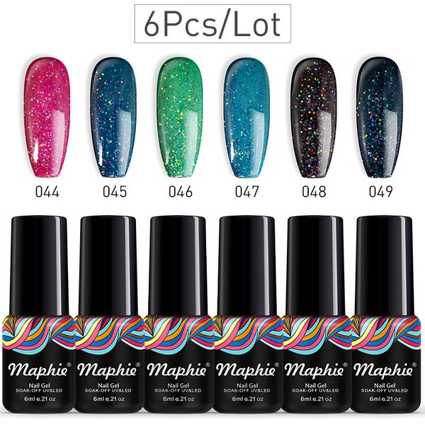 maphie 6pcs/lot nail gel set glitter shiny color soak off semi permanent led gel long lasting nail art base coat kits, Red;pink
maphie 6pcs/lot nail gel set glitter shiny color soak off semi permanent led gel long lasting nail art base coat kits, Red;pink