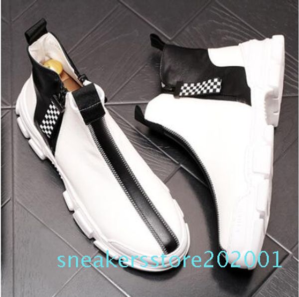 fashion new style men designer mixed colors casual flats high platform shoes skateboard hip-hop shoes sapato social s01, Black
fashion new style men designer mixed colors casual flats high platform shoes skateboard hip-hop shoes sapato social s01, Black