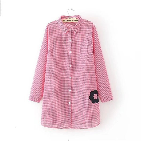 plus size plaid vestidos vrouwen mode katoen linnen lente blouse gewaad casual cartoon print blouse shirt top, White
plus size plaid vestidos vrouwen mode katoen linnen lente blouse gewaad casual cartoon print blouse shirt top, White