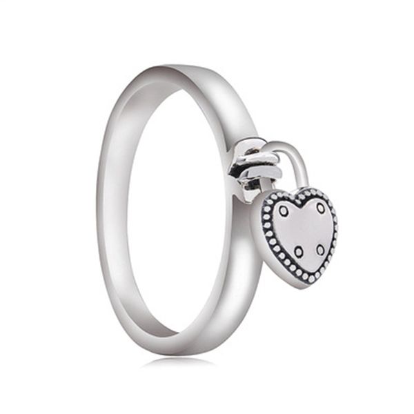 classic 925 sterling silver heart lock ring for girls birthday gifts, Golden;silver
classic 925 sterling silver heart lock ring for girls birthday gifts, Golden;silver