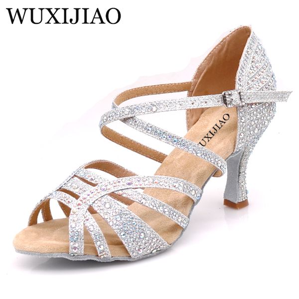 wuxijiao latin rhinestone dance shoes women salas ballroom shoes wedding high heel 9cm waltz software dance
wuxijiao latin rhinestone dance shoes women salas ballroom shoes wedding high heel 9cm waltz software dance