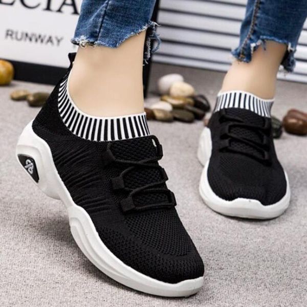 new sports shoes female student running shoes breathable flying woven casual comfortable non-slip women's kl325, Black
new sports shoes female student running shoes breathable flying woven casual comfortable non-slip women's kl325, Black
