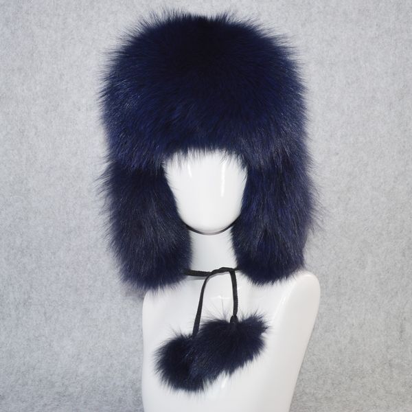 women natural real fox fur ushanka hats russian winter thick warm ears real fox fur bomber hat genuine real fox fur cap, Blue;gray
women natural real fox fur ushanka hats russian winter thick warm ears real fox fur bomber hat genuine real fox fur cap, Blue;gray