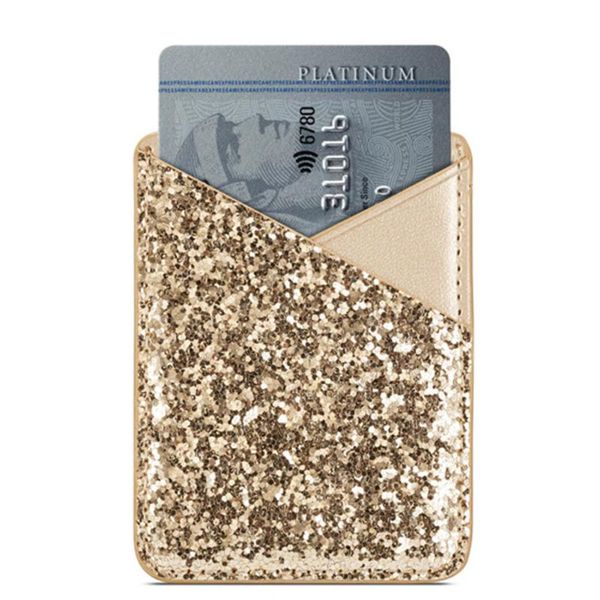 credit pocket card holder stick on phone purse women mini fashion sequin decoration business ultra slim self-adhesive practical, Silver
credit pocket card holder stick on phone purse women mini fashion sequin decoration business ultra slim self-adhesive practical, Silver