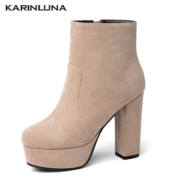 karin big size 43 platform ankle boots women high heels platform party boots round toe autumn winter shoes, Black
karin big size 43 platform ankle boots women high heels platform party boots round toe autumn winter shoes, Black