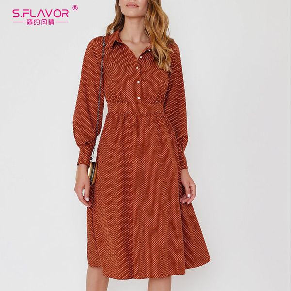 s.flavor women vintage polka dot dress single button turn down collar slim a line party dress long sleeve spring midi, Black;gray
s.flavor women vintage polka dot dress single button turn down collar slim a line party dress long sleeve spring midi, Black;gray