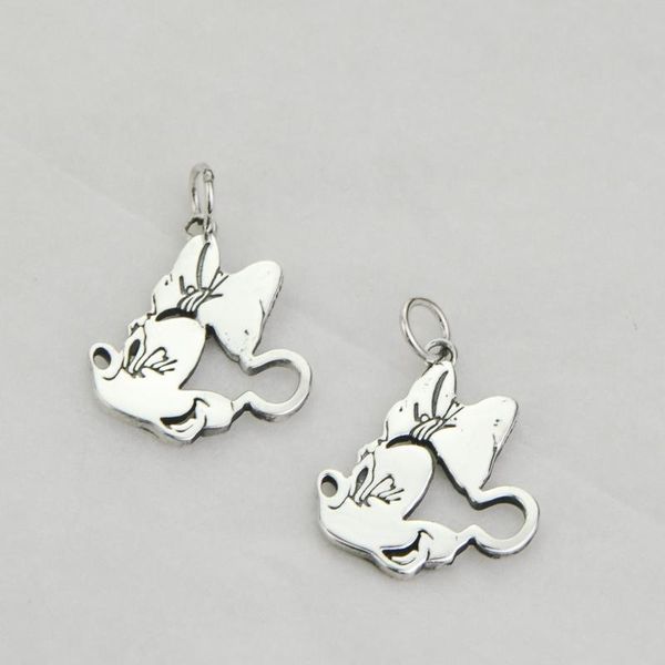 korean style s925 fine silver mike, pendant women's new style simple cool mouse pendant diy jewelry accessories
korean style s925 fine silver mike, pendant women's new style simple cool mouse pendant diy jewelry accessories