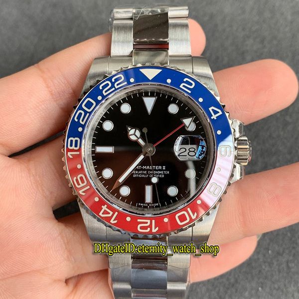 v2 upgrade version gmf 116719 gmt ii cal.3186 automatic 116718 126710 mens watch 904l steel pepsi ceramic bezel correct hand stack watches, Slivery;brown
v2 upgrade version gmf 116719 gmt ii cal.3186 automatic 116718 126710 mens watch 904l steel pepsi ceramic bezel correct hand stack watches, Slivery;brown