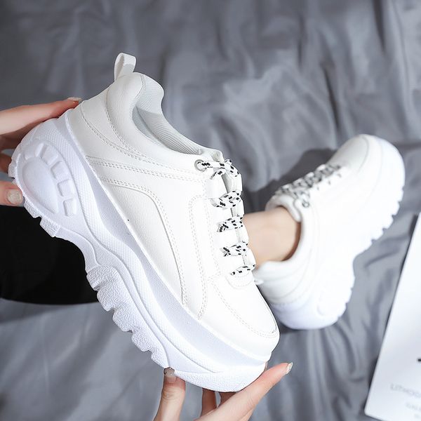 women casual shoes new bright wear-resistant casual small white shoes women's spot sports shoes, Black
women casual shoes new bright wear-resistant casual small white shoes women's spot sports shoes, Black