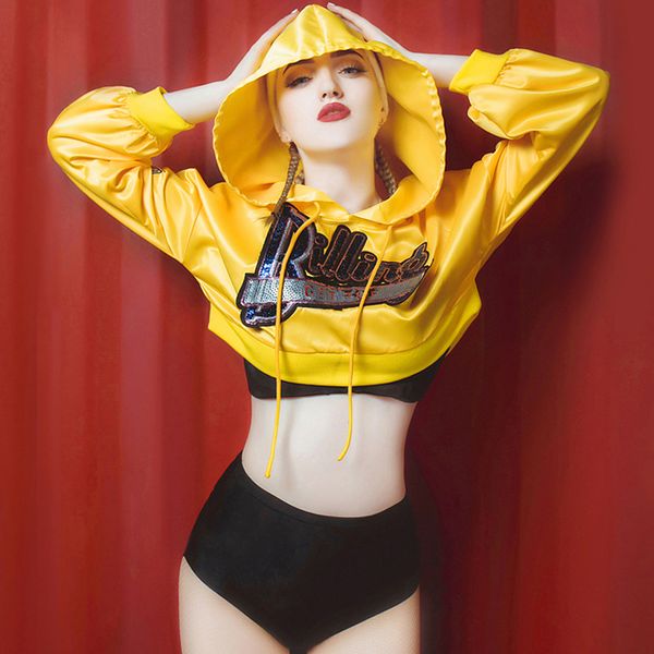 beyonce style stage costume for women jazz dance yellow nightclub bar pole ds leading dancer dj perfomance costumes bl1475, Black;red
beyonce style stage costume for women jazz dance yellow nightclub bar pole ds leading dancer dj perfomance costumes bl1475, Black;red