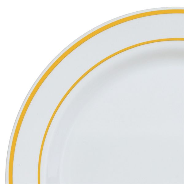 gold disposable plastic plates- gold rim wedding party plates,premium heavy duty dinner plates salad plates-25pack
gold disposable plastic plates- gold rim wedding party plates,premium heavy duty dinner plates salad plates-25pack