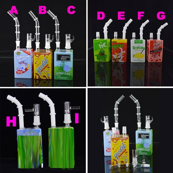 Hitman Glass Box Dab Rigs water Bongs 9.5 inch Tall Liquid Glass juice Box Water Pipes Themed Concentrate Rigs Hookahs 14.4mm Joint Bongs
Hitman Glass Box Dab Rigs water Bongs 9.5 inch Tall Liquid Glass juice Box Water Pipes Themed Concentrate Rigs Hookahs 14.4mm Joint Bongs