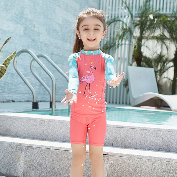 children's quick dry long sleeved t shirt panties summer uv protection swimwear beach surfing kids swimsuit sunscreen two pieces 
children's quick dry long sleeved t shirt panties summer uv protection swimwear beach surfing kids swimsuit sunscreen two pieces