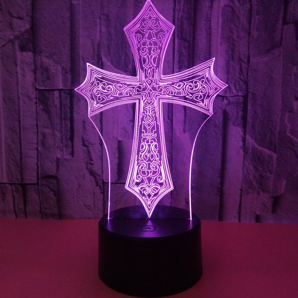 cross-border electricity suppliers colorful 3d desk lamp cross 3d small night-light touch remote control 3d small night-light
cross-border electricity suppliers colorful 3d desk lamp cross 3d small night-light touch remote control 3d small night-light