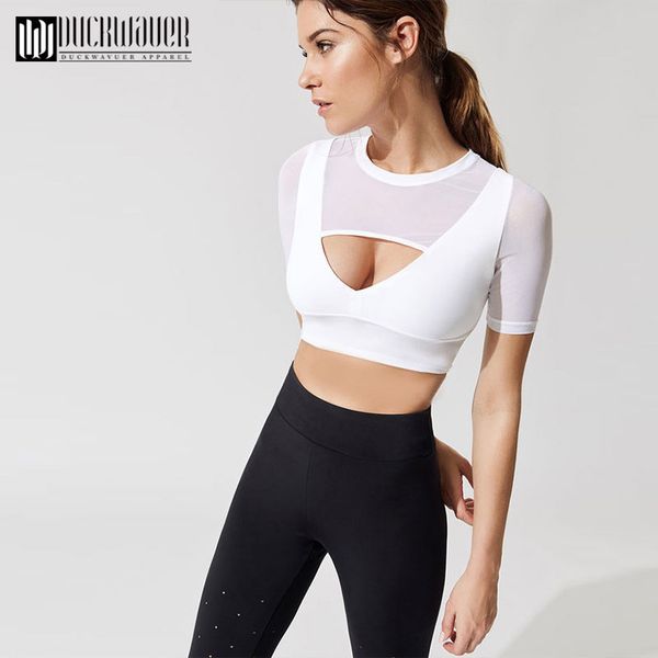 women mesh push up sports bra with pads breathable shockproof fitness yoga bra for running workout vest gym sport, White;black
women mesh push up sports bra with pads breathable shockproof fitness yoga bra for running workout vest gym sport, White;black