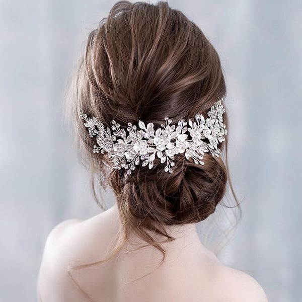 rose gold flower crystal hair band bride hair band wedding headdress rhinestone clip handmade comb accessories, Golden;silver
rose gold flower crystal hair band bride hair band wedding headdress rhinestone clip handmade comb accessories, Golden;silver